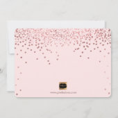 PixDezines Dazzled Roos Gold wil je.. Bridesmaid Kaart (Achterkant)