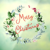 PixDezines de Breedte van de Kerst het Venster Cli Raamsticker (Vel 3)