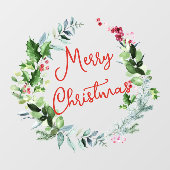 PixDezines de Breedte van de Kerst het Venster Cli Raamsticker (Vel)