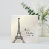 PixDezines de Eiffeltoren/parijs Kaart (Staand voorkant)