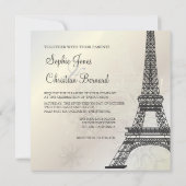 PixDezines de Eiffeltoren/parijs Kaart (Achterkant)