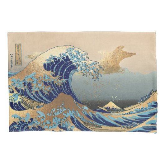 PixDezines  De Grote Golven Kussensloop (Voorkant-Links)