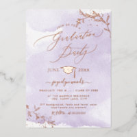 PixDezines Delicate Roos Gold Foliage Afstuderen F