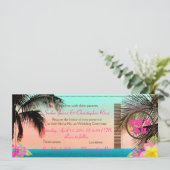 PixDezines die Pass to Paradise instappen Kaart (Staand voorkant)