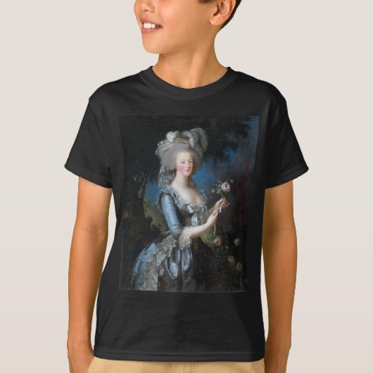 PixDezines digitaal verbeterde marie antoinette do T-shirt (Voorkant)