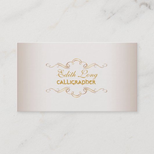 PixDezines dij kleur/antiek rollen Visitekaartje (Voorkant)