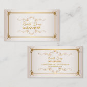 PixDezines dij kleur/antiek rollen Visitekaartje (Voorkant / Achterkant)