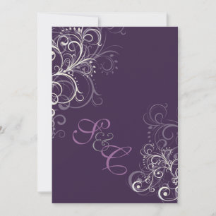 PixDezines diy color/Plum+ parelmoeren 5x7 Kaart