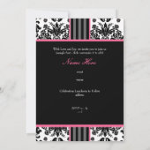 PixDezines diy event.. monogram isabella damask Kaart (Achterkant)