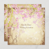 PixDezines DIY +floral Save The Date (Voorkant / Achterkant)