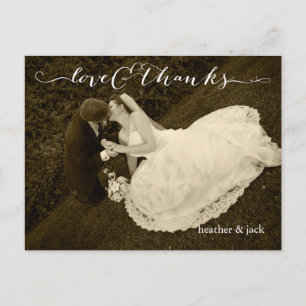 PixDezines DIY foto bedankt Briefkaart