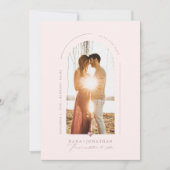 PixDezines DIY kleur Blush Arch Opslaan Datum Kaart (Voorkant)