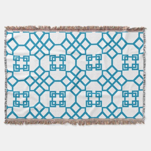 PixDezines DIY kleur/chinoise trellis Deken (Voorkant)