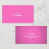 PixDezines diy kleur/effen Visitekaartje (Voorkant / Achterkant)