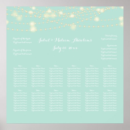 PixDezines DIY-kleur-/lampkoorden/seitdiagram Poster (Voorkant)