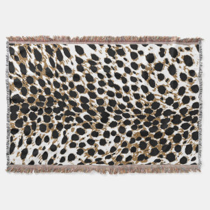 PixDezines DIY kleur/luipaardprint Deken