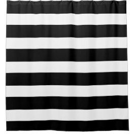 PixDezines DIY kleur verstelbaar zwart wit Douchegordijn