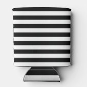 PixDezines DIY kleur verstelbare witte strepen Blikjeskoeler (Achterkant)