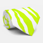 PixDezines DIY kleur zebra print Stropdas (Opgerold)