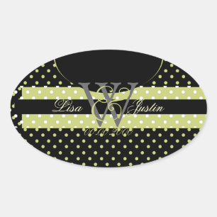 PIxDezines DIY kleuren, Stippen et al. Ovale Sticker