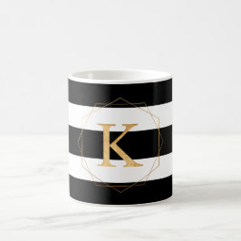 PIXDEZINES DIY MONOGRAM A-Z/DIY KLEURSTREPEN KOFFIEMOK