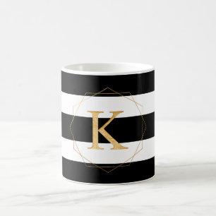 PIXDEZINES DIY MONOGRAM A-Z/DIY KLEURSTREPEN KOFFIEMOK