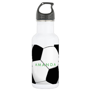 PixDezines DIY voetbal Waterfles