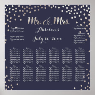 PixDezines DIYColor/Faux Silver Species/Seating Poster