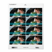 PixDezines do-it-yourself étiquettes de adresse ph (Feuille entière)