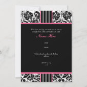 PixDezines doe-het-zelf event+kleur. monogram dama Kaart (Achterkant)