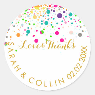 PixDezines doe-het-zelf kleur/ glinsterende/ regen Ronde Sticker