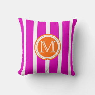 PixDezines doe-het-zelf kleur strepen/monogram Kussen