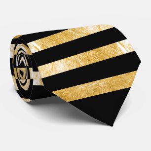 PixDezines doe-het-zelf kleuren/faux goud/zwart Stropdas