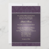 PixDezines Dolcè Damask/Plum+Silvery Grey Kaart (Achterkant)