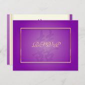 PixDezines Double Happiness, RSVP pour les Invitat (Devant / Derrière)