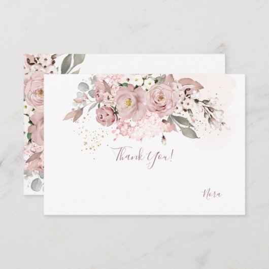 PixDezines Dusty Rose Merci (Devant / Derrière)