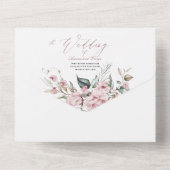 PixDezines Editor's Pick H2 Dusty Roos Rozen All In One Uitnodiging (Achterkant)