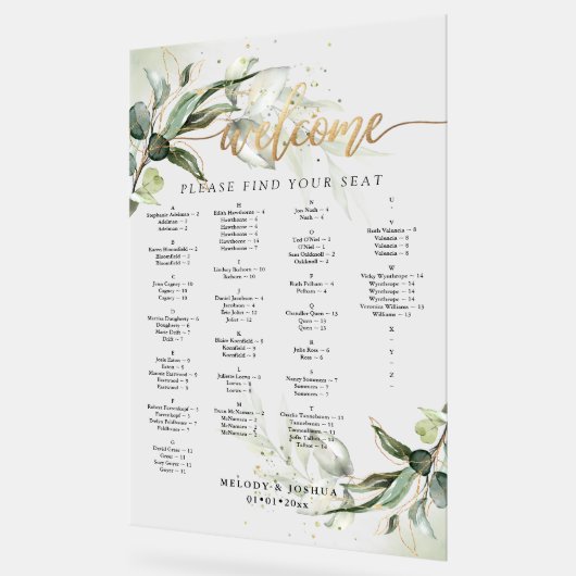 PixDezines Elégant Rustique Eucalyptus Seating Cha (Angle)