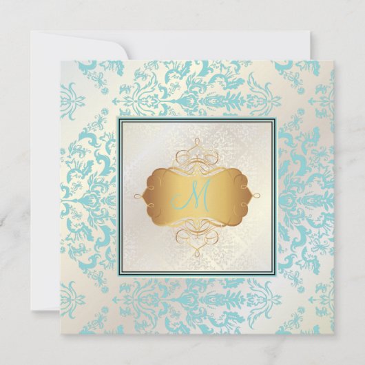 PixDezines Étienne Damask Kaart (Voorkant)