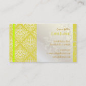 PixDezines Étienne Damask Visitekaartje (Achterkant)