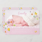 PixDezines, faire-part de naissance photo (Devant / Derrière)