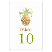 PixDezines Faux Gold Ananas/Tafel Kaarten (Voorkant)