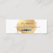 PixDezines Faux Gold Coffee Date Cartes (Dos)