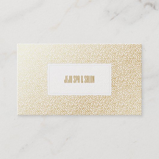 PixDezines faux gold stippen Visitekaartje (Voorkant)