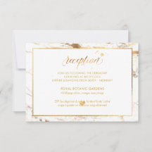 PixDezines Faux Gold Veins Marble Reception