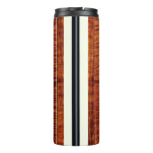 PixDezines Faux Koa Wood Longboard Thermosbeker (Achterkant)