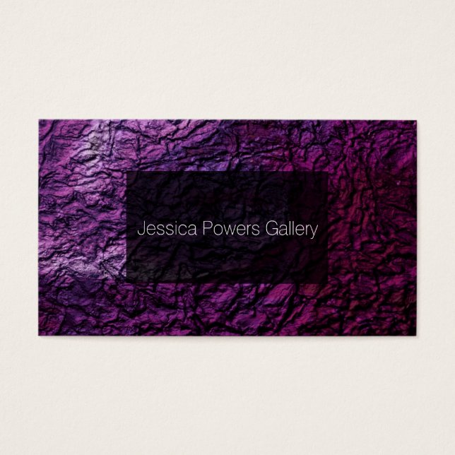 PixDezines faux métallique/violet profond (Devant)