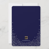 PixDezines Faux Silver Confetti/Hart/Opslagdatum Save The Date (Achterkant)