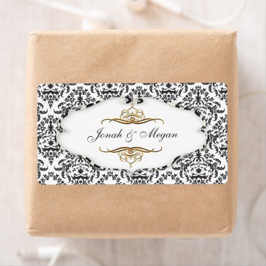 PixDezines Felina, zwart + pareldamast 14 Etiket (Insitu)