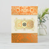 PixDezines Fidora Damask Kaart (Staand voorkant)